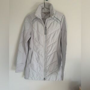 Athleta Women's Light Gray Puffer Jacket